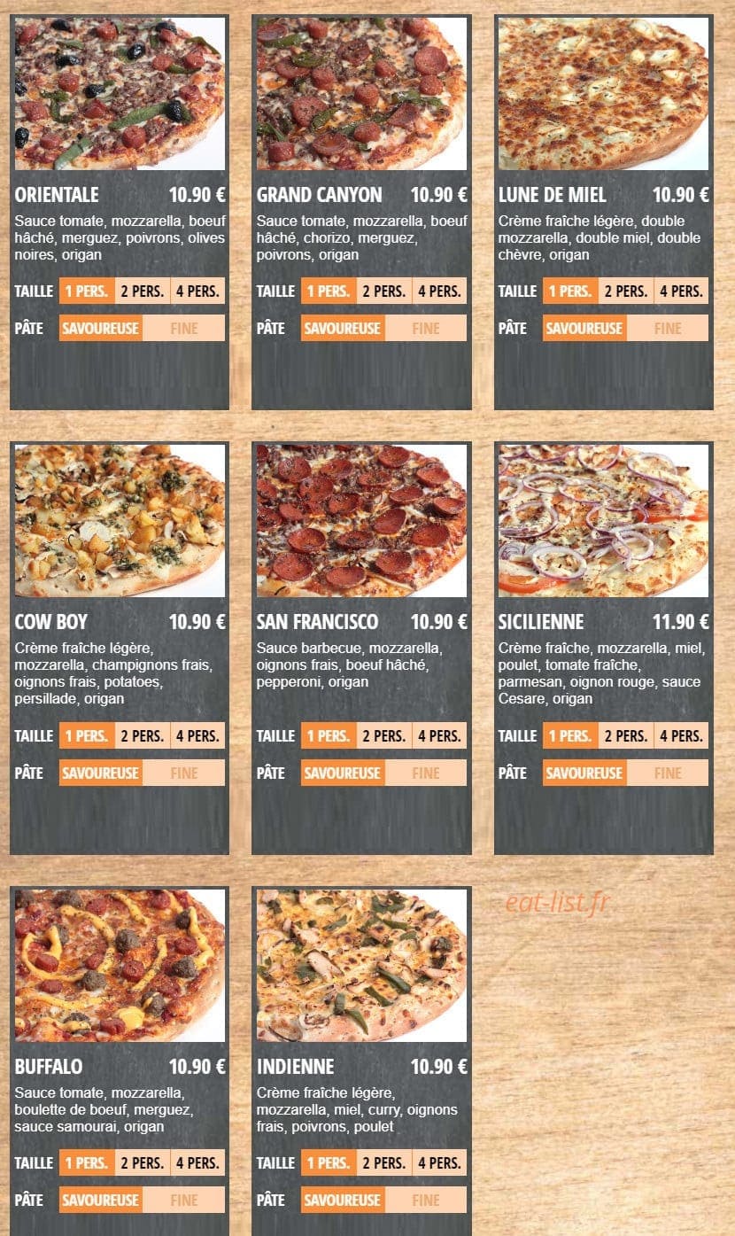 Pizz'Alchimie — carte page 4