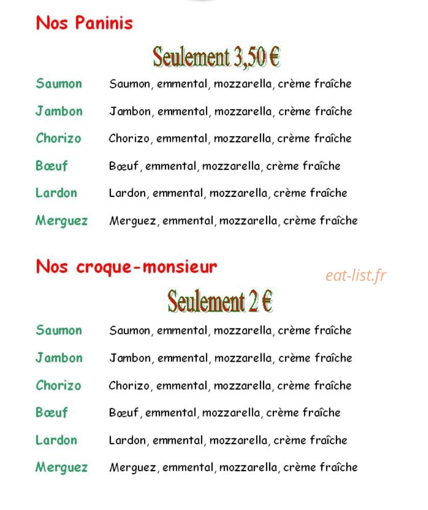 Pizza Jo' — carte page 2