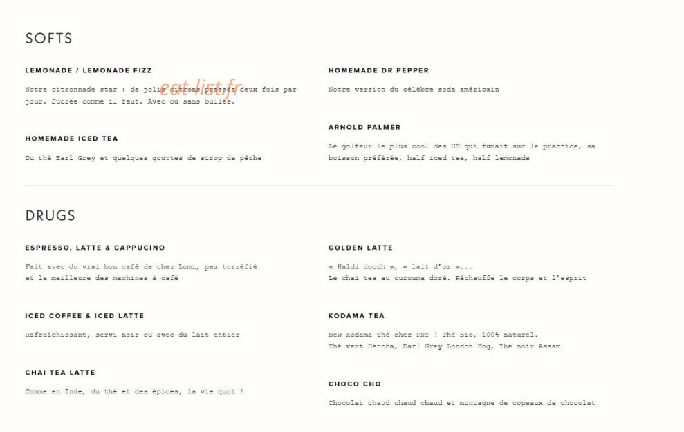 Pny Burger — carte page 9