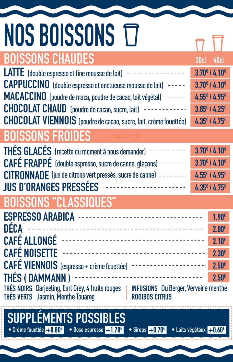 Poke & Bowl — carte page 4