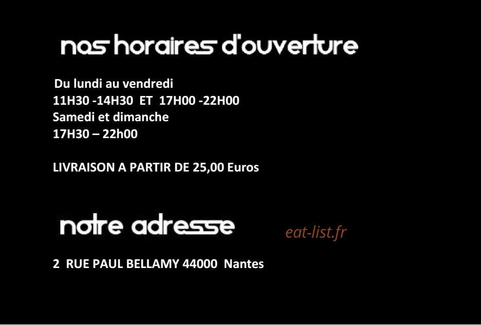 Pousse pousse wok — carte page 6