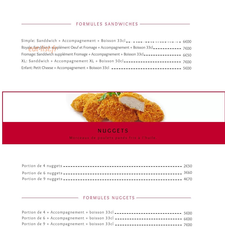 Psk Kebab — carte page 2