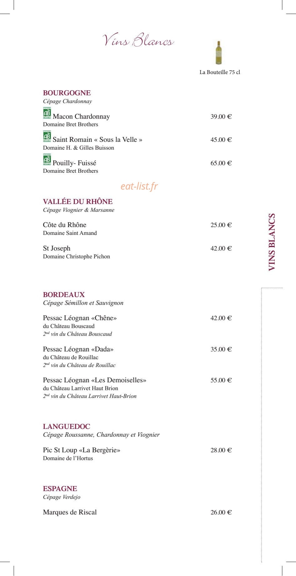 République côté jardin — carte page 9