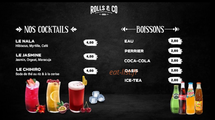 Rolls & Co — carte page 3