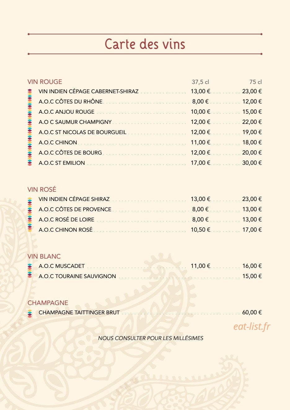 Shalimar — carte page 12