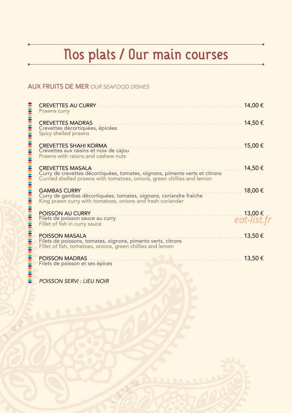 Shalimar — carte page 4