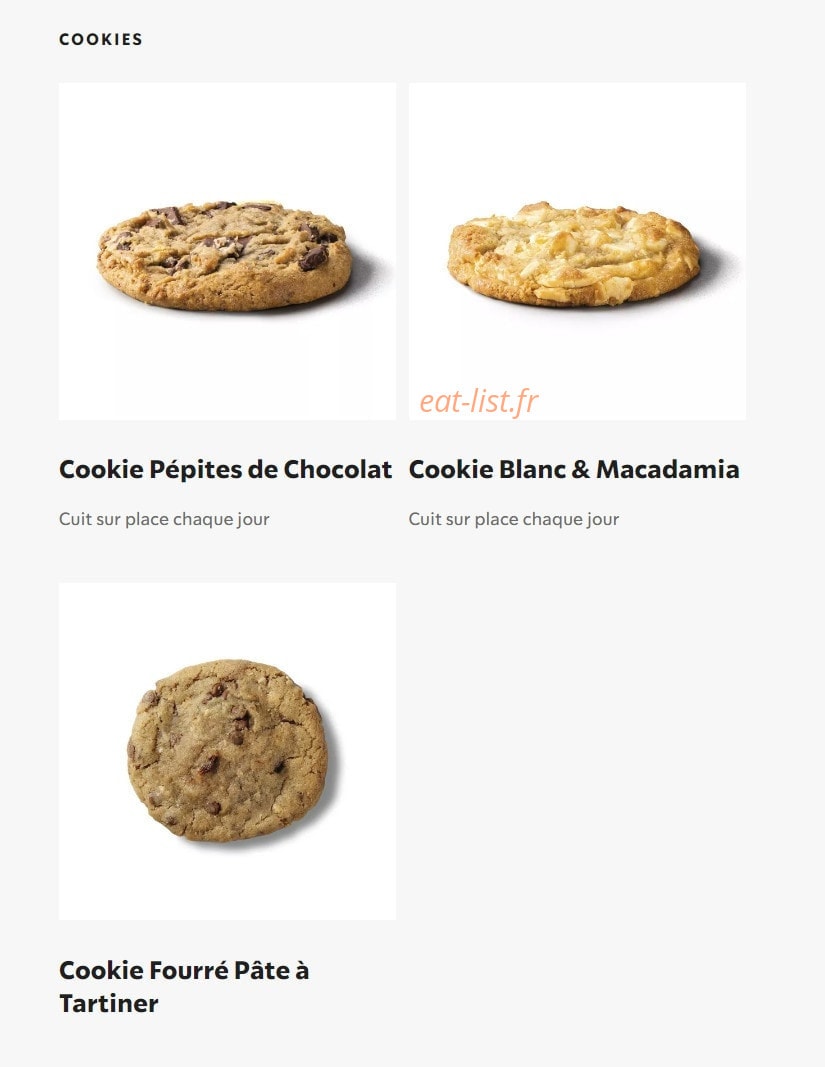 Starbucks Coffee — carte page 4