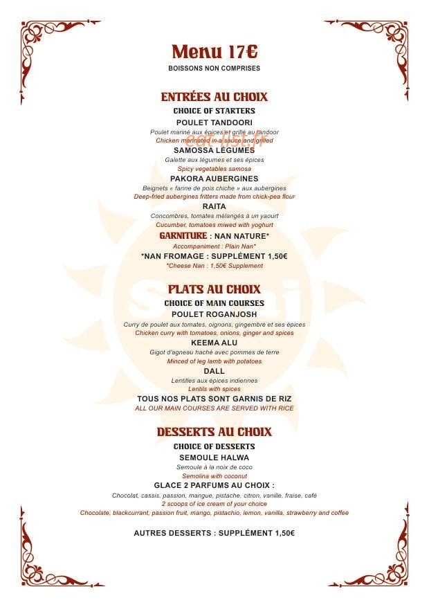 Suraj — carte page 6