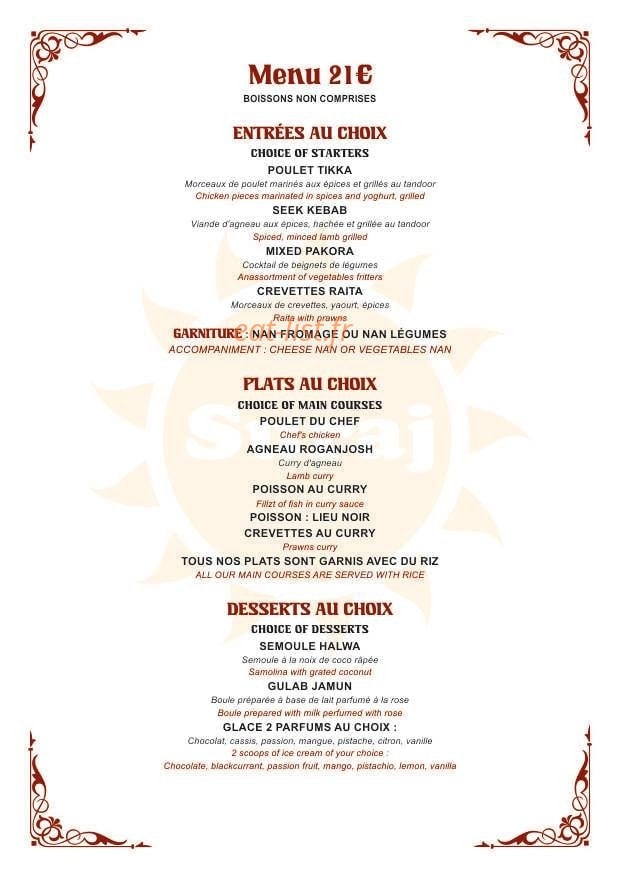 Suraj — carte page 7