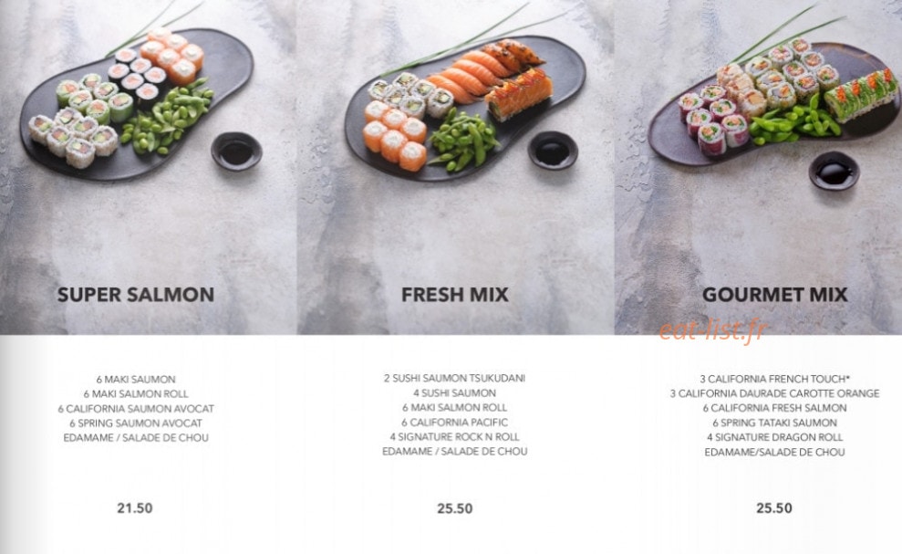 Sushi Shop — carte page 12