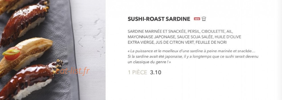 Sushi Shop — carte page 7