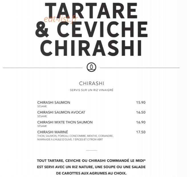 Sushi Shop — carte page 30