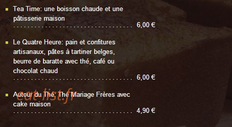 Tabl'O Gourmand — carte page 9