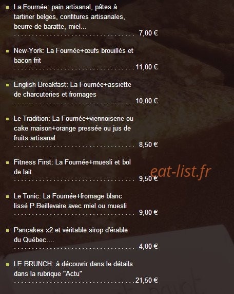 Tabl'O Gourmand — carte page 8