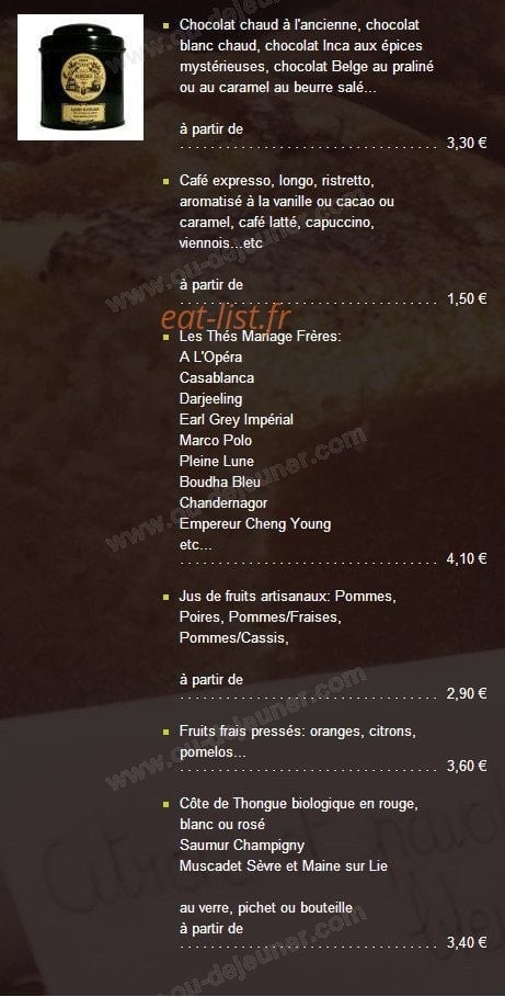 Tabl'O Gourmand — carte page 10