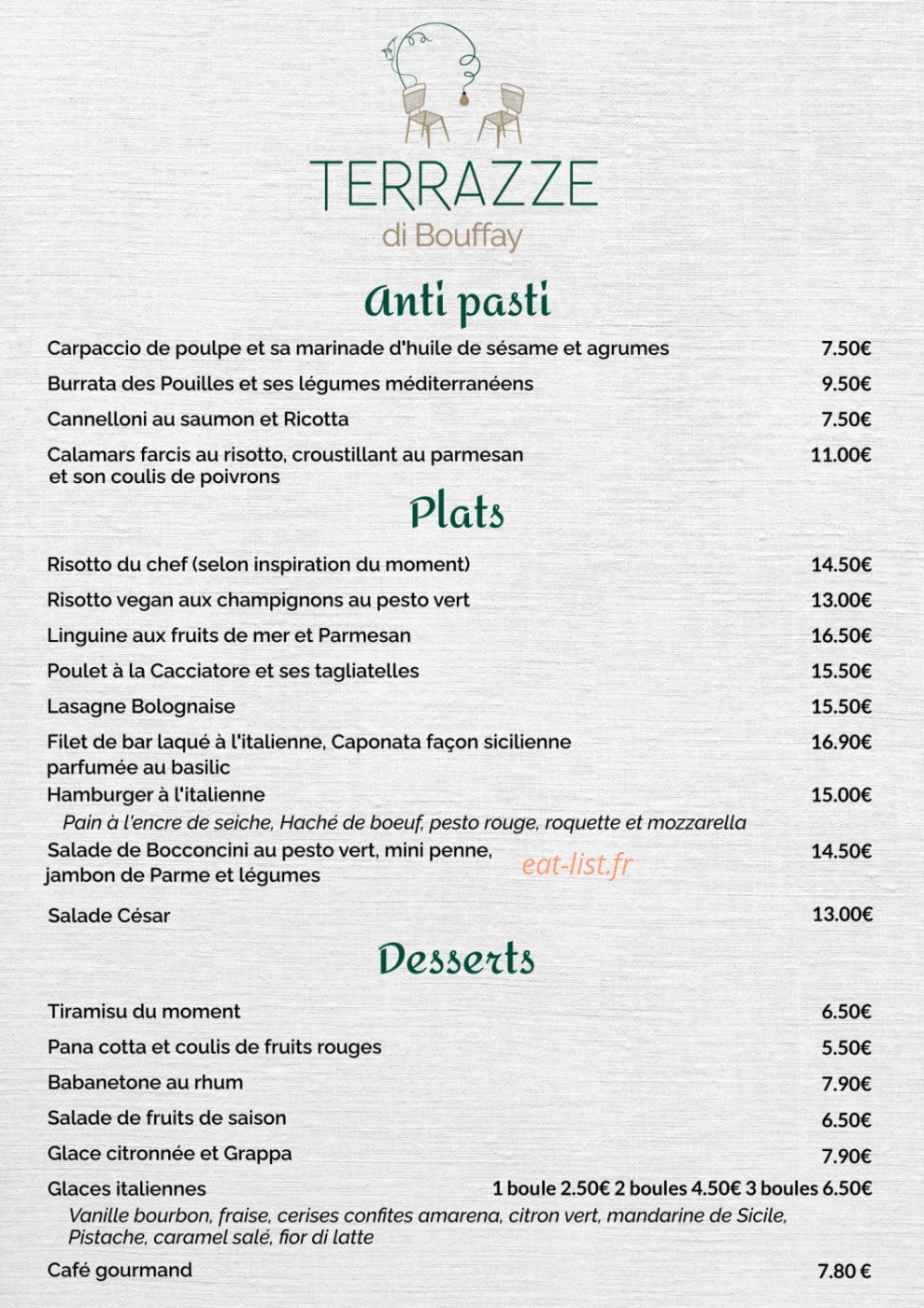 Terrazze di Bouffay — carte page 1
