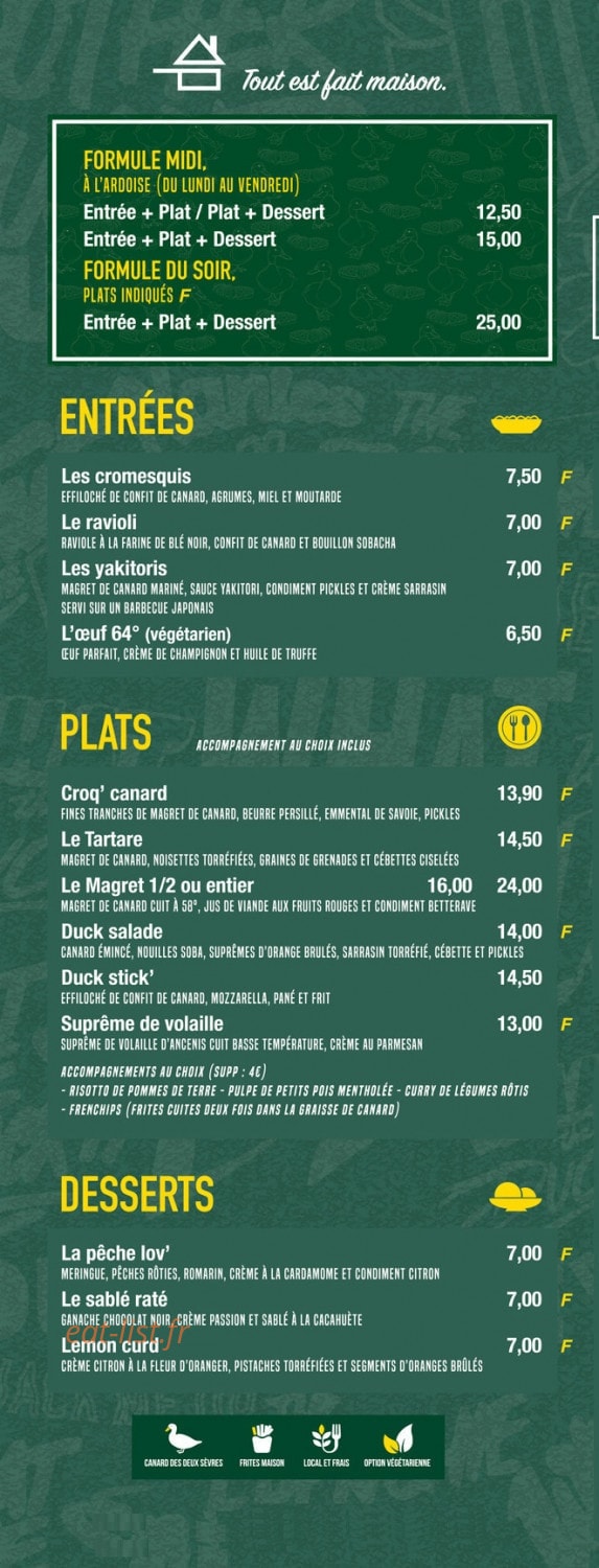 The frenchie — carte page 1