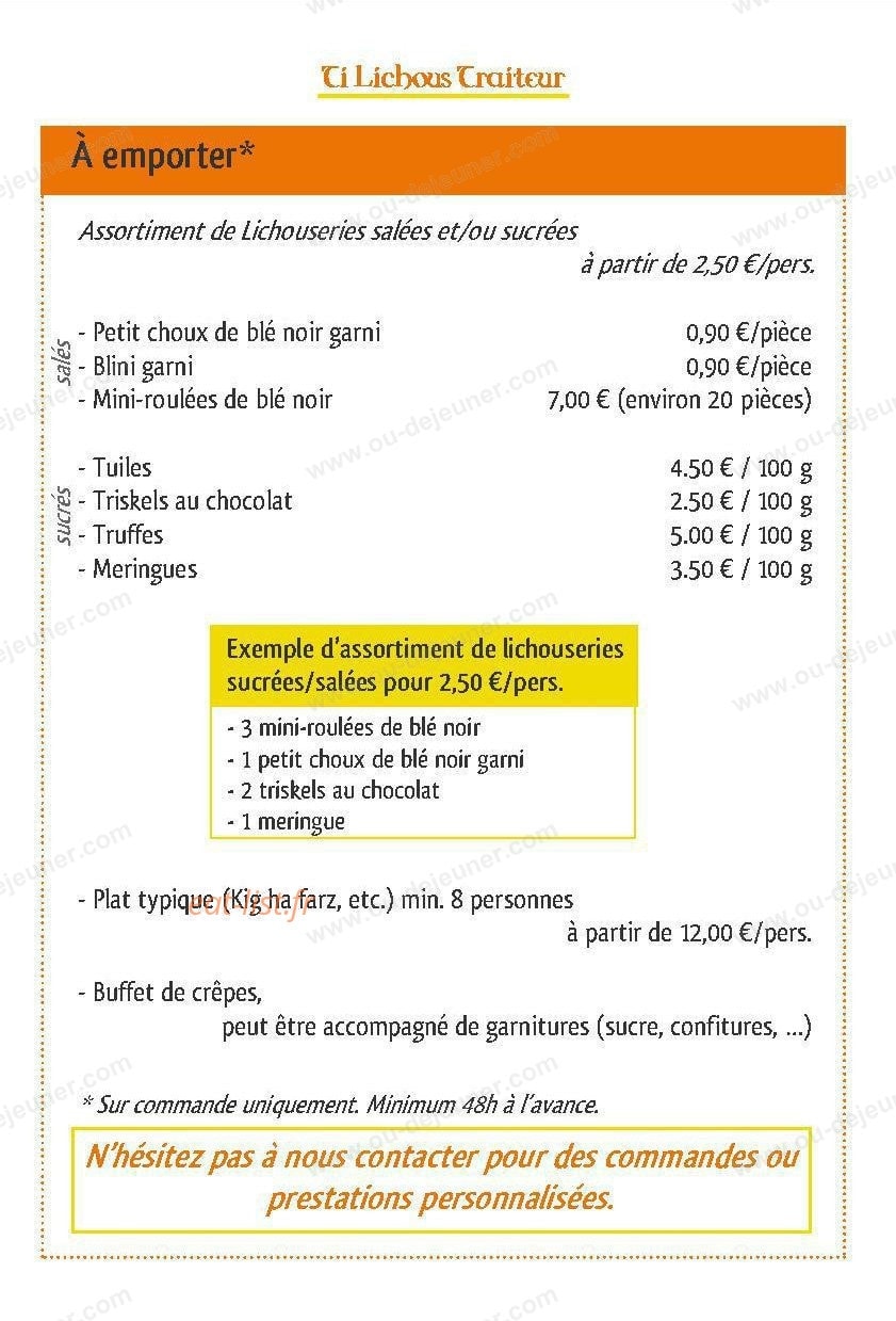 Ti Lichous — carte page 1