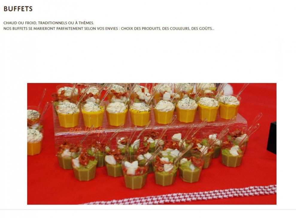 traiteur sur le chemin des saveurs — carte page 4