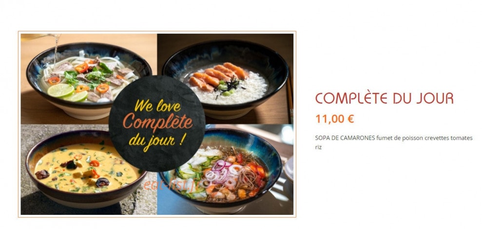 We Love Soupes — carte page 1