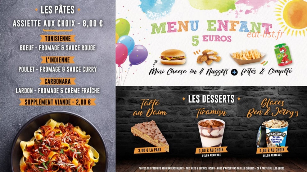 West Tacos — carte page 3