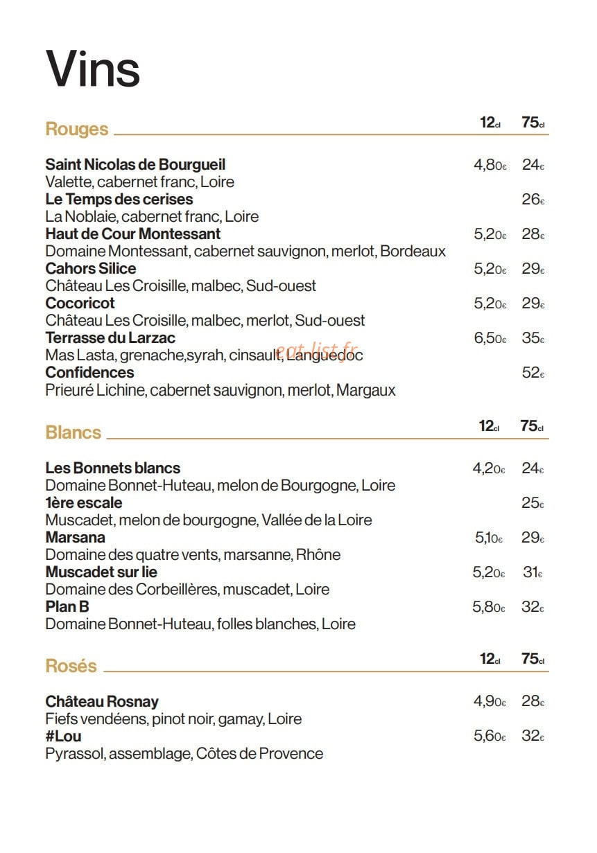 Zaw Nantes — carte page 5