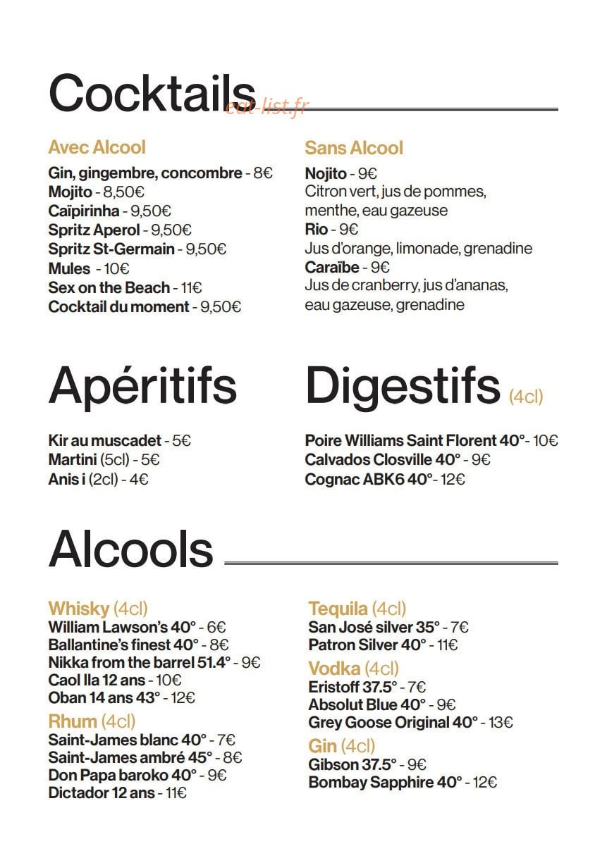 Zaw Nantes — carte page 6