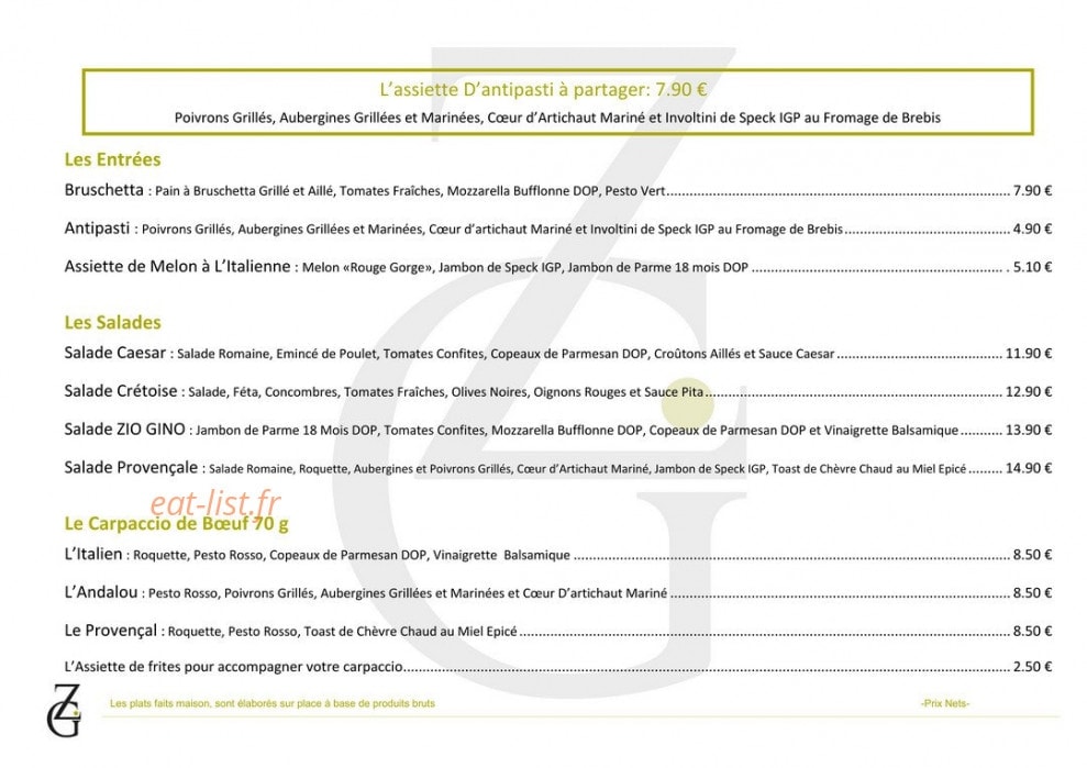 Zio gino — carte page 2