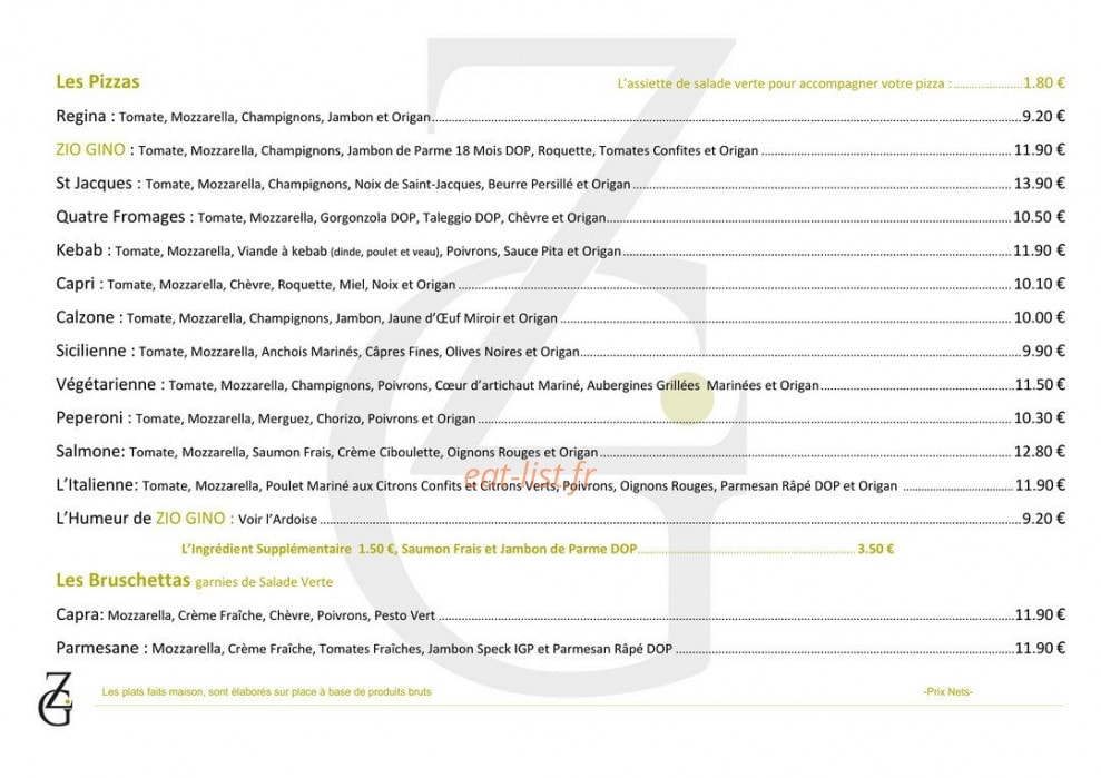 Zio gino — carte page 6