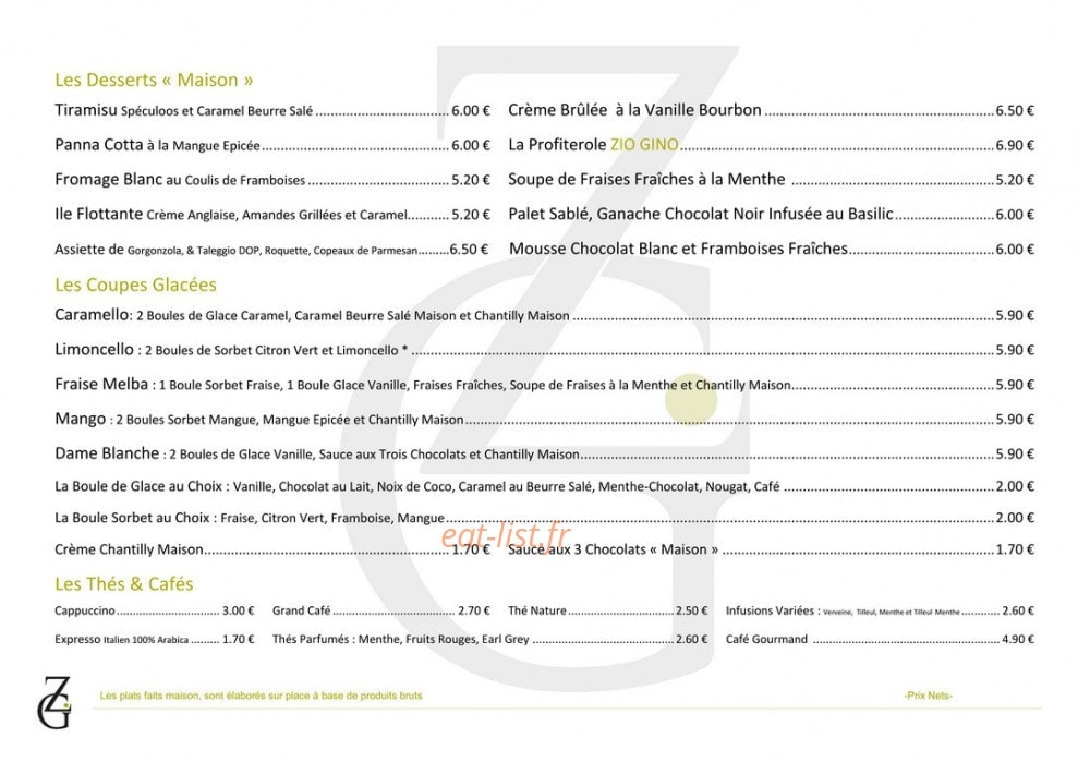 Zio gino — carte page 4