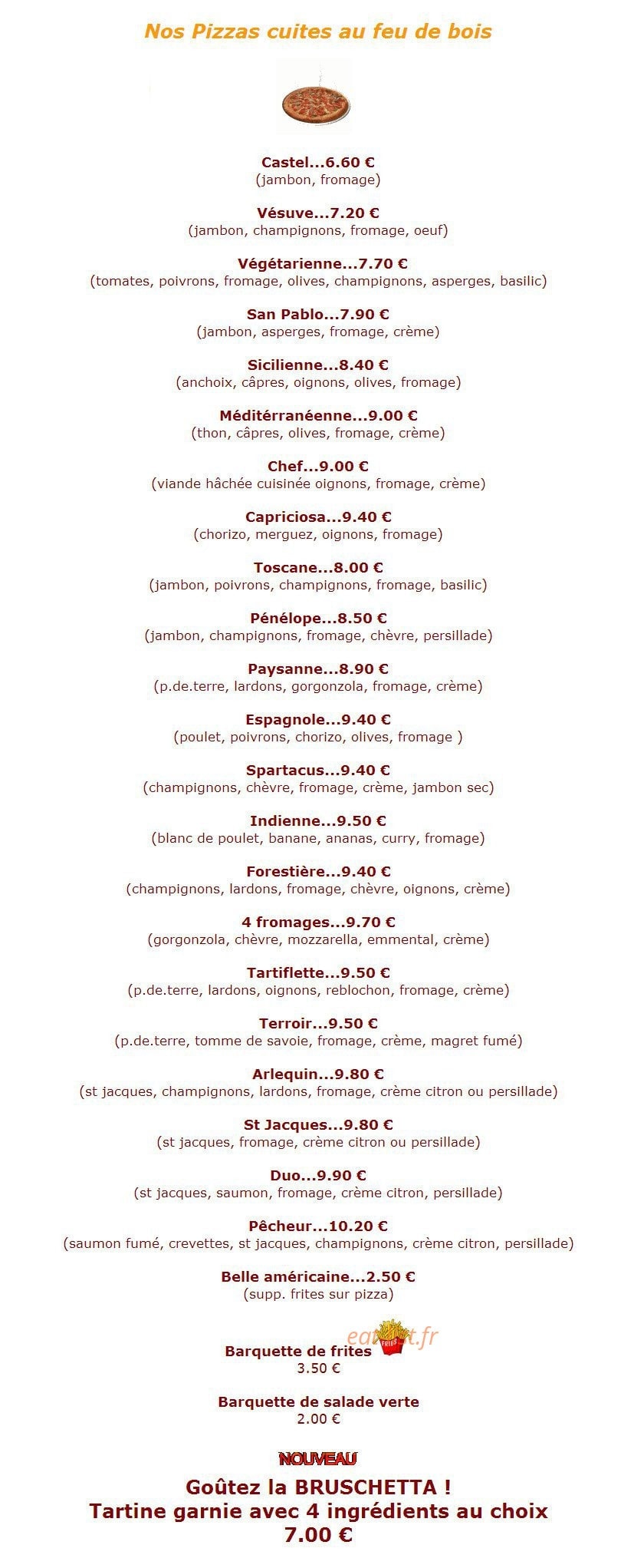 L'Arlequin — carte page 2