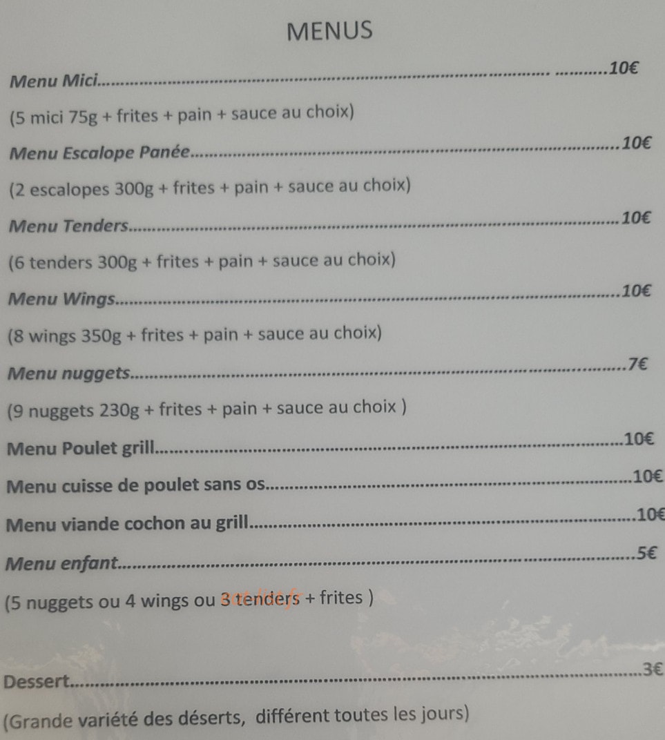 La Stradda — carte page 1