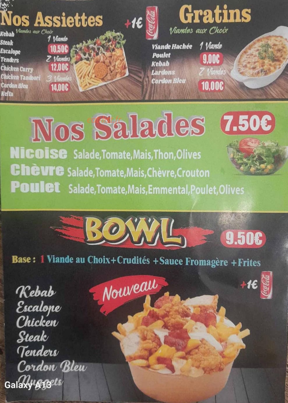 Tacos street — carte page 2