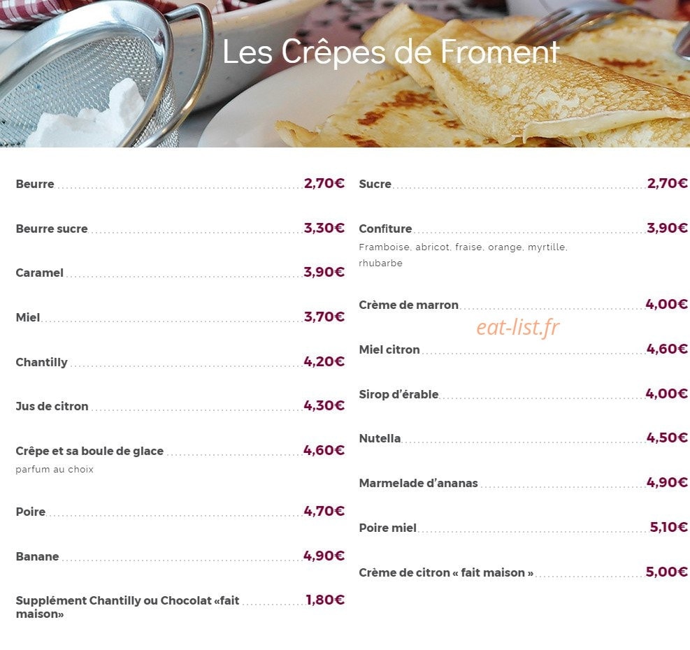 Fleur de Sarrasin — carte page 5