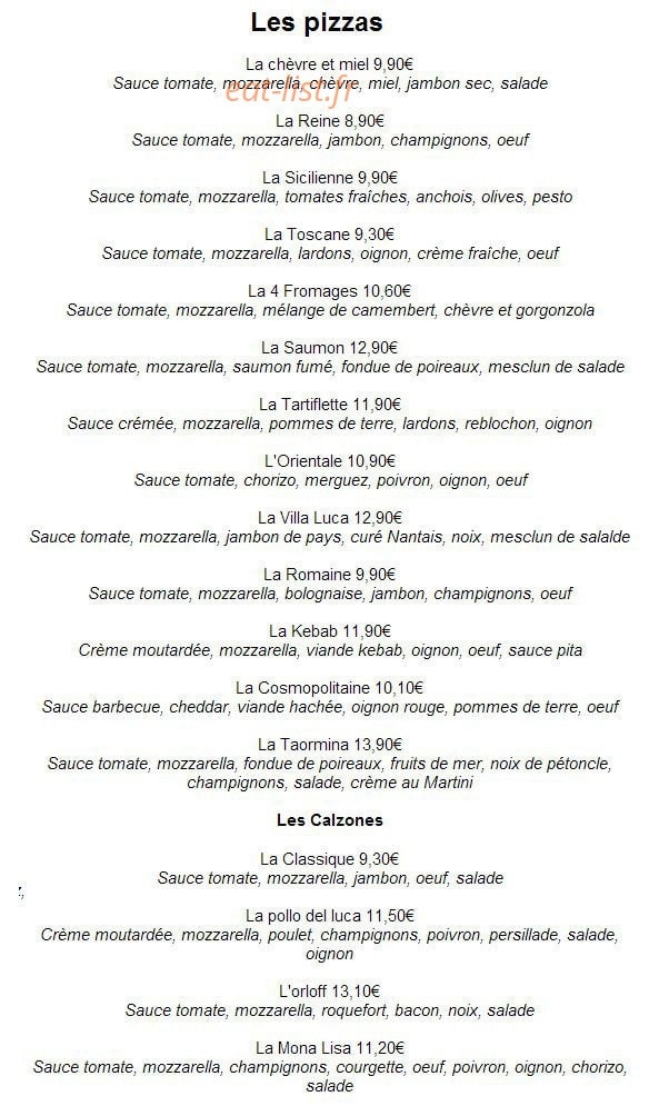 Villa Luca — carte page 5