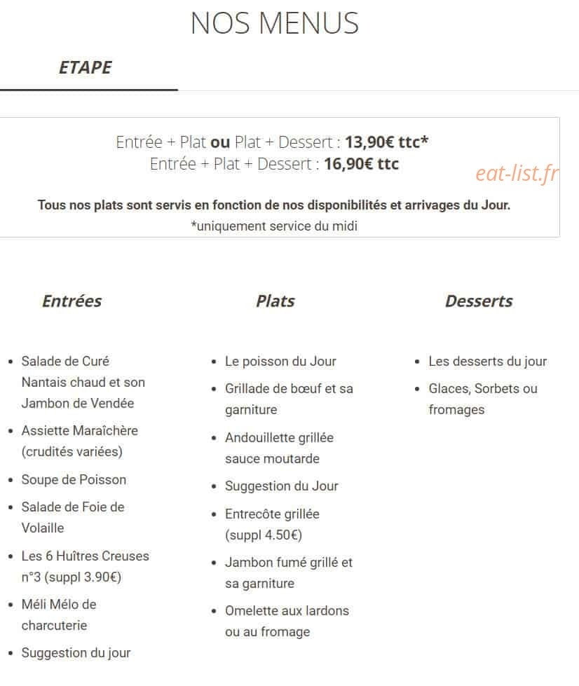 Le Vigneron — carte page 1