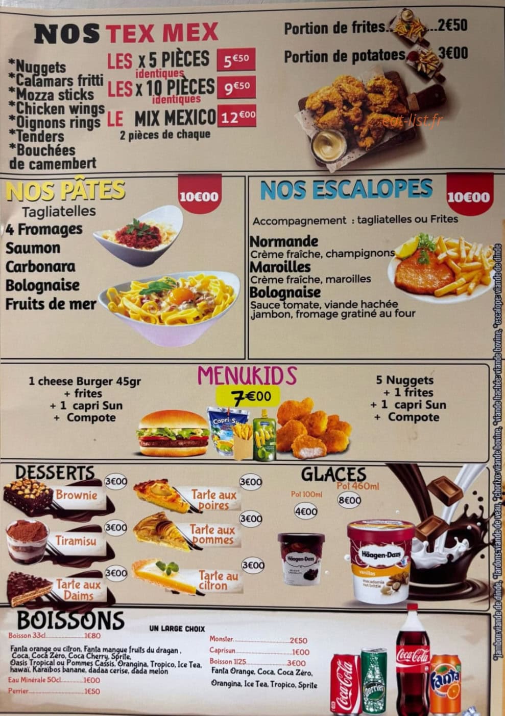 Pizza Presto — carte page 4