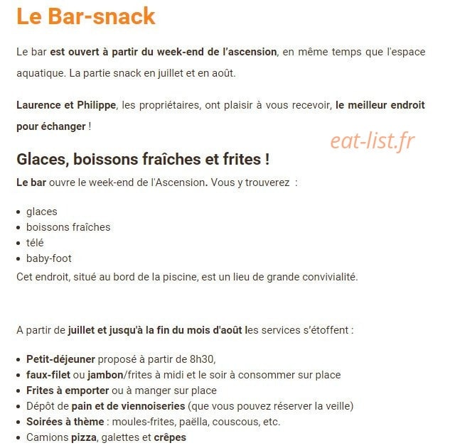 Les Chalands Fleuris — carte page 1
