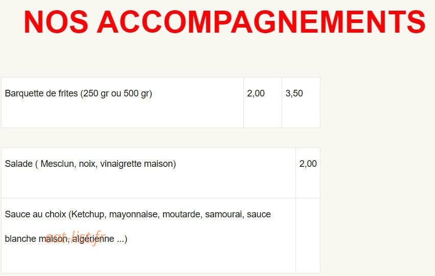 Tomate et Basilic — carte page 7