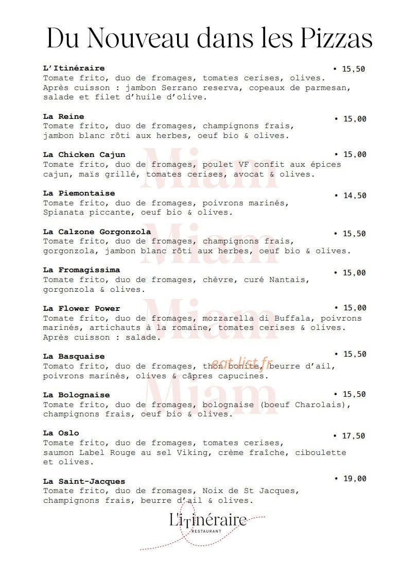 L'Itinéraire — carte page 2