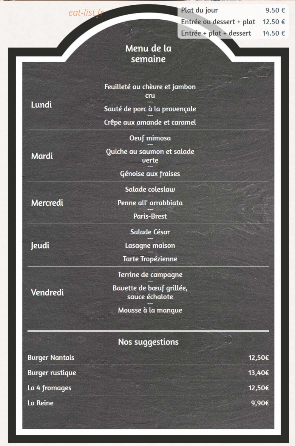 La brazzeria — carte page 1