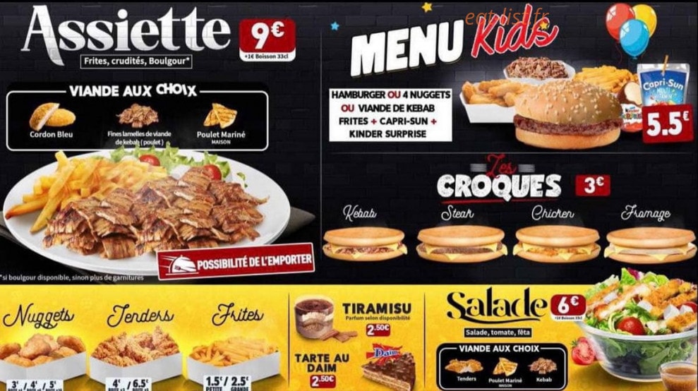 Chic shake — carte page 1