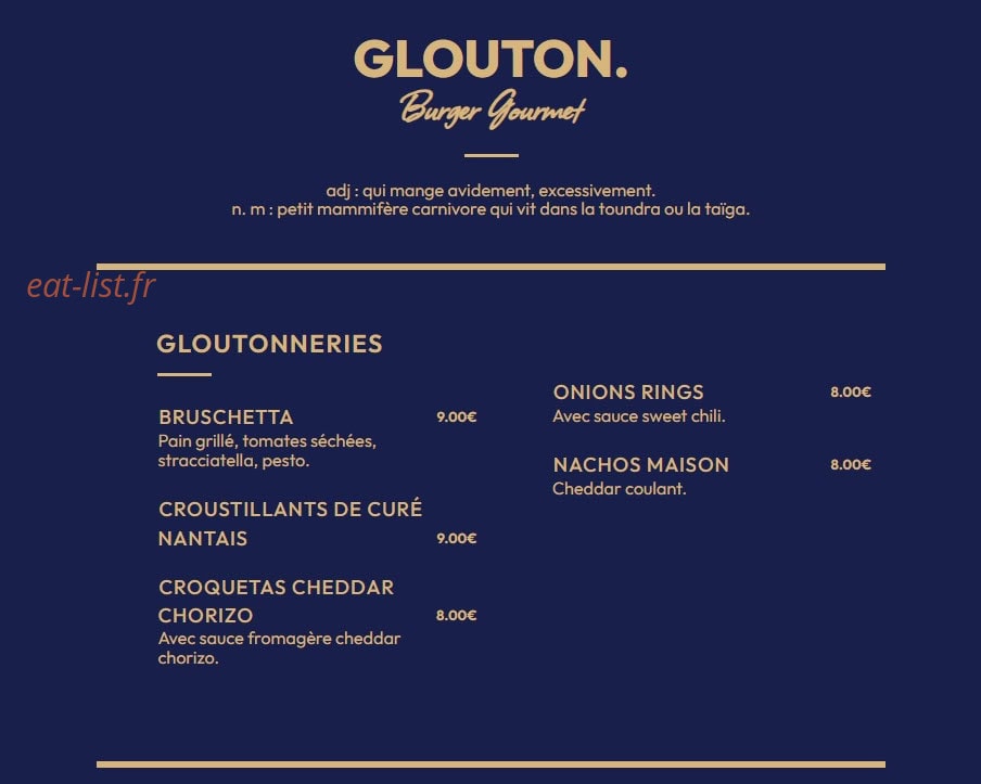Glouton — carte page 1
