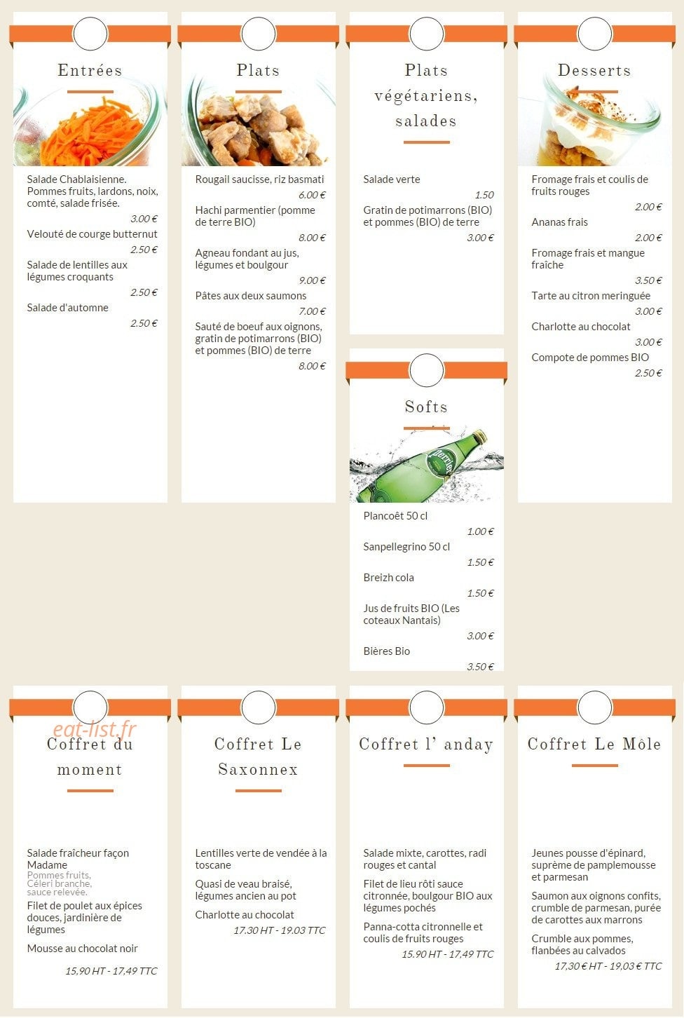 La bocalerie — carte page 1