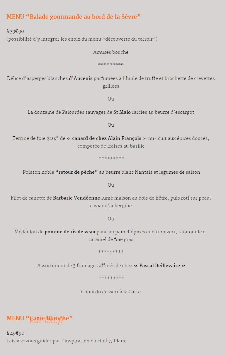 La Cantine Ô Moines — carte page 4