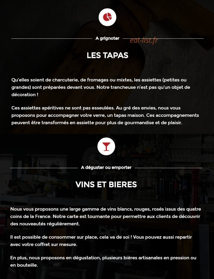 O' Petit Comptoir — carte page 4