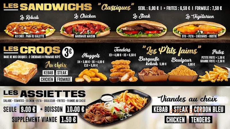Genes'Kebab — carte page 2