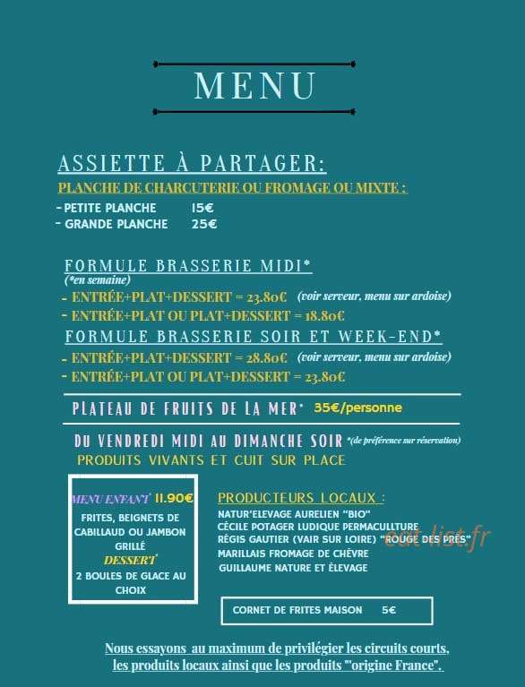 La Charbo — carte page 2