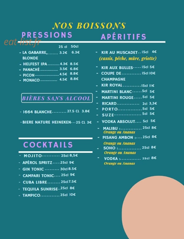 La Charbo — carte page 4
