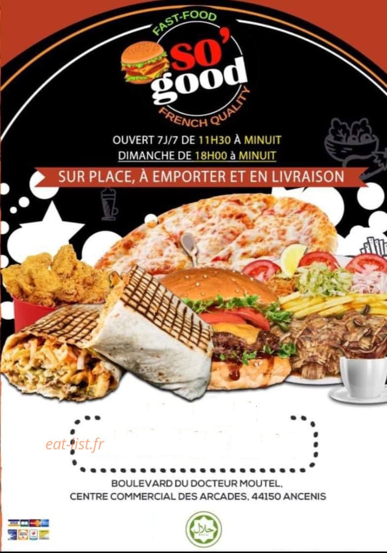 Sogood — carte page 1